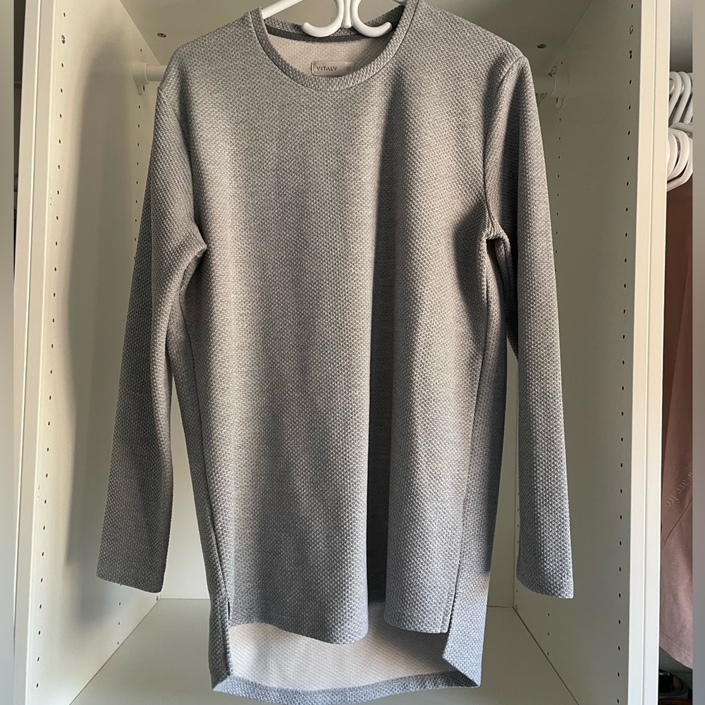 Vitaly Textured Grey Longsleeve